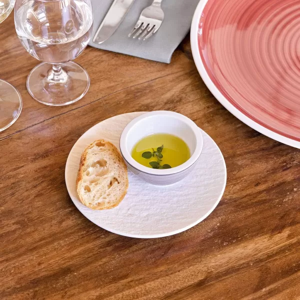 Villeroy &amp; Boch Manufacture Rock Pasta Plate, Premium Porcelain, Made in Germany, Matte Black, 11.5 in, Premium Porcelain