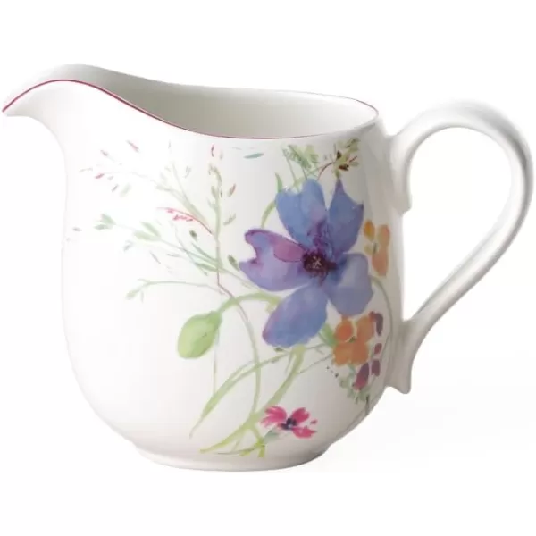 Villeroy &amp; Boch Mariefleur Basic Milk Jug, 20.25 oz, White/Multicolored