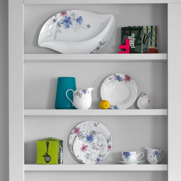 Villeroy &amp; Boch Mariefleur Basic Milk Jug, 20.25 oz, White/Multicolored