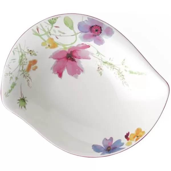 Villeroy &amp; Boch Mariefleur Special Serve Salad Deep Bowl, 8.25 x 7 in, White/Multicolored