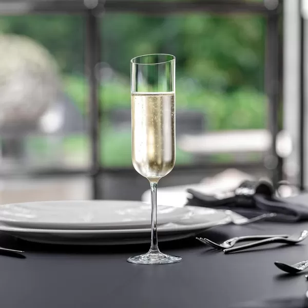 Villeroy &amp; Boch New Moon Set, 4 Pieces, Elegant, Modern Red Wine Day Use, Crystal Glass, Transparent, Dishwasher Safe