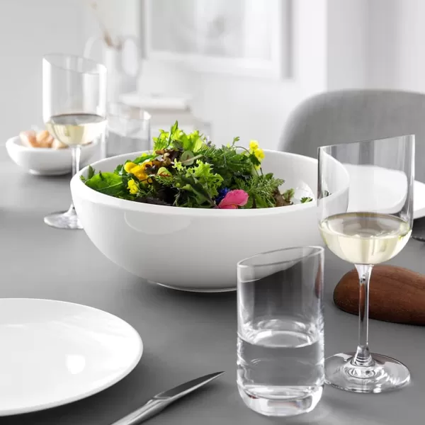 Villeroy &amp; Boch New Moon Set, 4 Pieces, Elegant, Modern Red Wine Day Use, Crystal Glass, Transparent, Dishwasher Safe