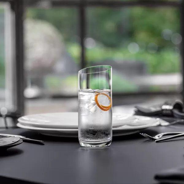 Villeroy &amp; Boch New Moon Set, 4 Pieces, Elegant, Modern Red Wine Day Use, Crystal Glass, Transparent, Dishwasher Safe