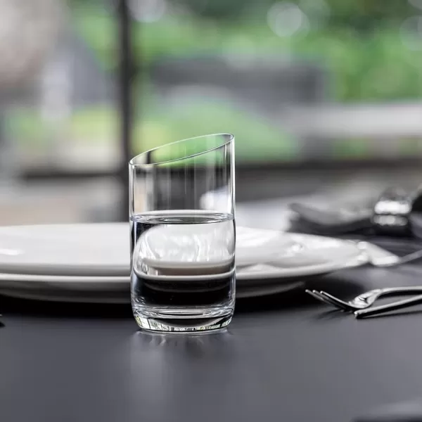 Villeroy &amp; Boch New Moon Set, 4 Pieces, Elegant, Modern Red Wine Day Use, Crystal Glass, Transparent, Dishwasher Safe