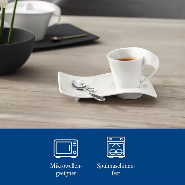 Villeroy &amp; Boch New Wave Cafe Café au Lait Cup, 1 Count , White
