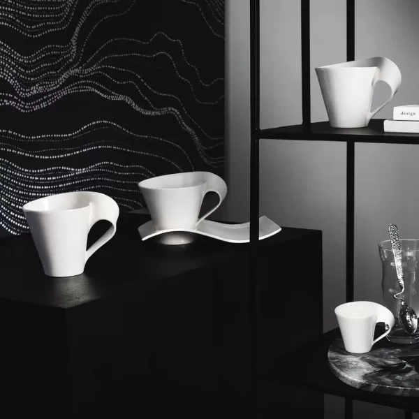 Villeroy &amp; Boch New Wave Cafe Café au Lait Cup, 1 Count , White