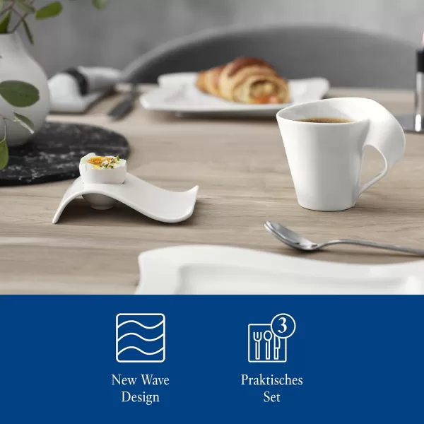 Villeroy &amp; Boch New Wave Cafe Café au Lait Cup, 1 Count , White