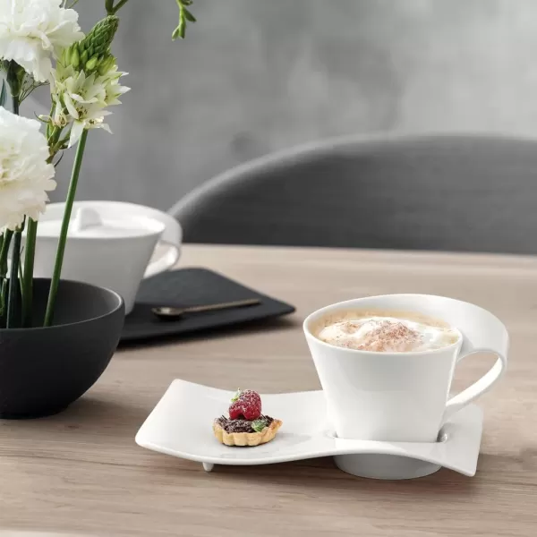 Villeroy &amp; Boch New Wave Cafe Café au Lait Cup, 1 Count , White