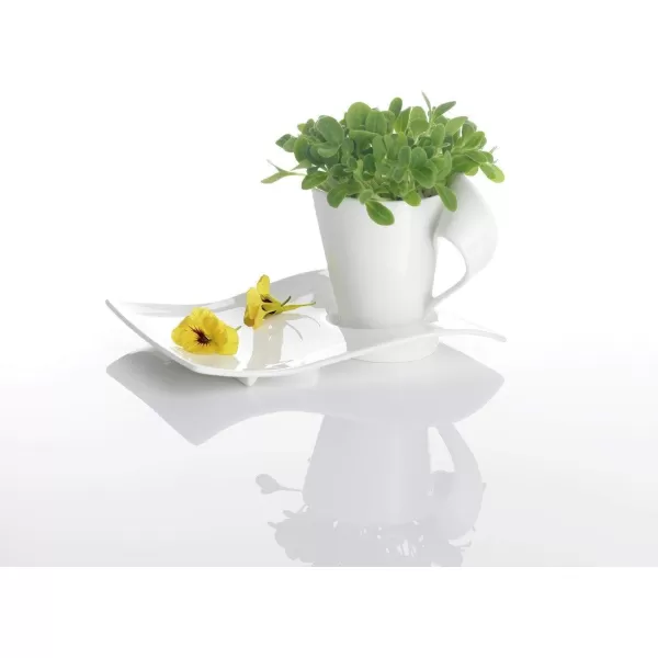 Villeroy &amp; Boch New Wave Cafe Large Party Plate, 8.5 x 6.5 in, White, 1 Count )