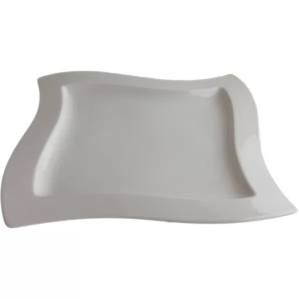 Villeroy &amp; Boch New Wave Large Rectangular Dinner Plate, 15.5 x 9.75 in, White