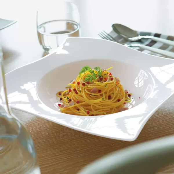 Villeroy &amp; Boch New Wave Pasta Plate, White, Large