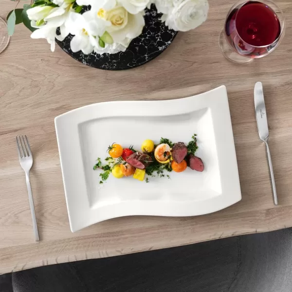 Villeroy &amp; Boch New Wave Pasta Plate, White, Large