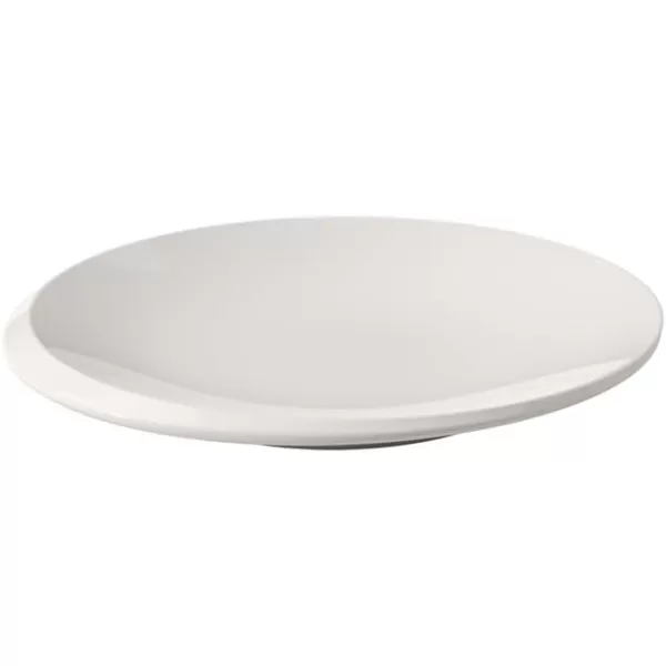 Villeroy &amp; Boch NewMoon Deep Bowl Generously Designed for Soups and Side Dishes, Premium Porcelain, Dishwasher Safe, White, 29X29X5CM)