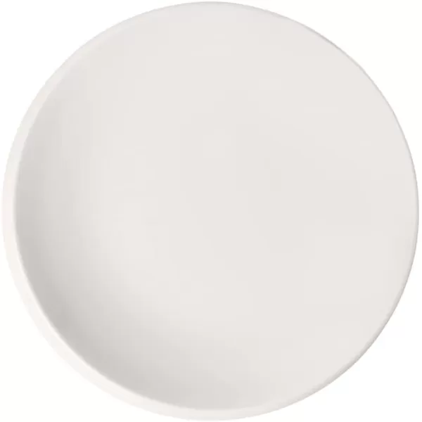 Villeroy &amp; Boch NewMoon Deep Bowl Generously Designed for Soups and Side Dishes, Premium Porcelain, Dishwasher Safe, White, 29X29X5CM