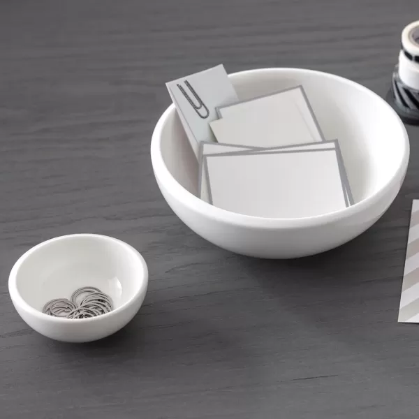 Villeroy &amp; Boch - NewMoon set of dip dishes, set of small bowls for dips or finger food, 4 pieces, premium porcelain, white, dishwasher safe, 10-4264-9023