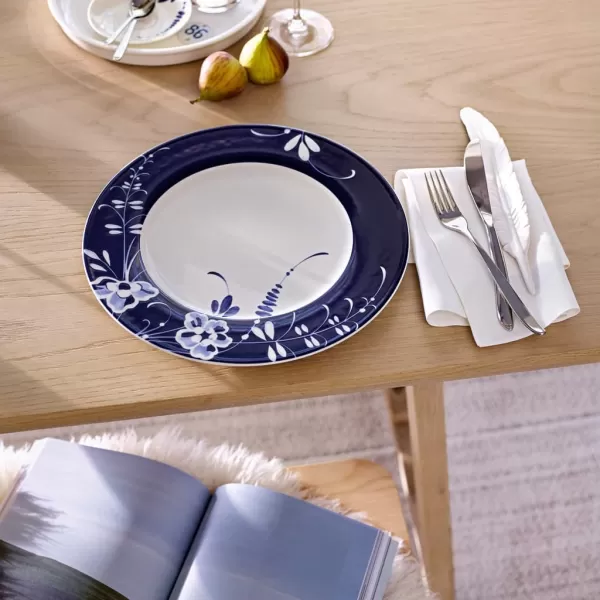 Villeroy &amp; Boch Old Luxembourg Brindille Rice Bowl, 25 oz, White/Blue