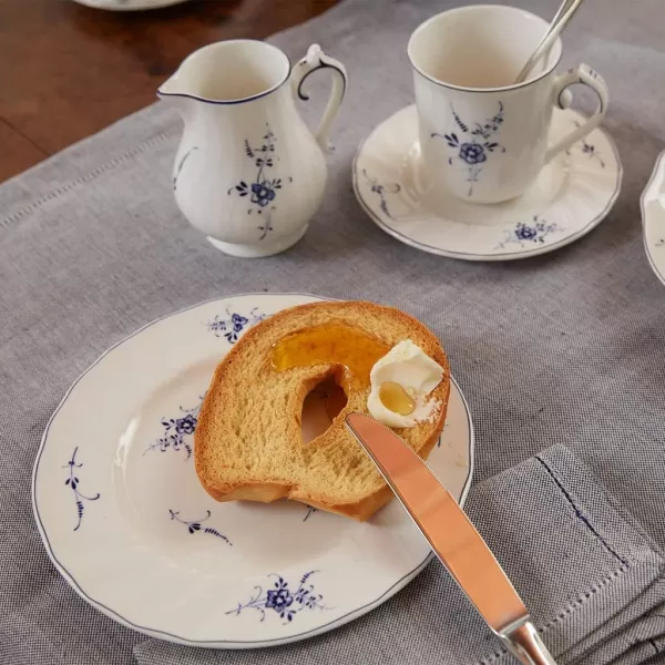 Villeroy &amp; Boch Old Luxembourg Brindille Salad Plate, 8.75 in, White/Blue