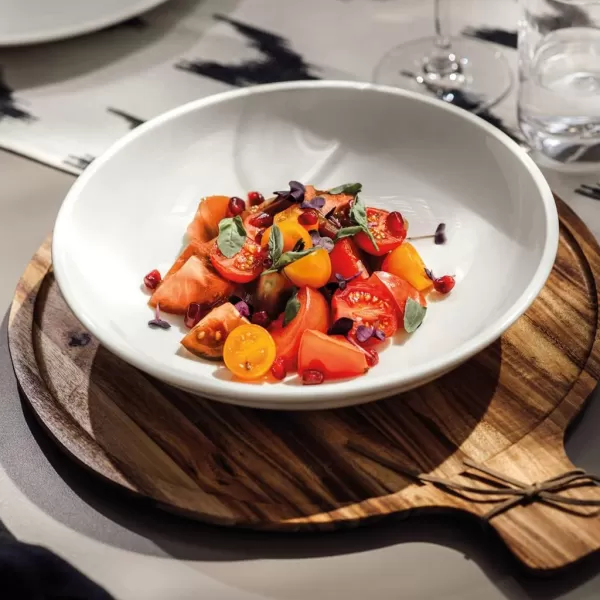 Villeroy &amp; Boch Porcelain Artesano Original Pasta Bowl, 37 oz/9.25 in, White
