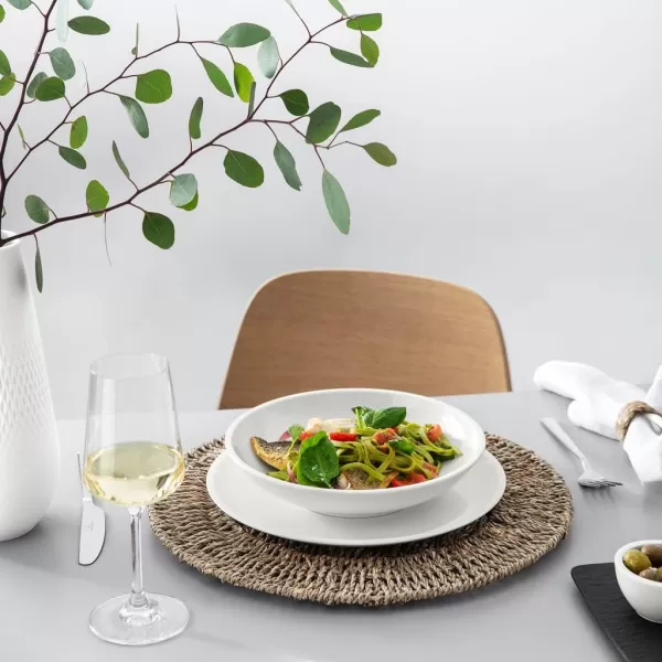 Villeroy &amp; Boch Porcelain Artesano Original Pasta Bowl, 37 oz/9.25 in, White