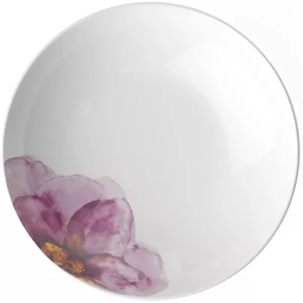Villeroy &amp; Boch - Rose Garden Breakfast Cup Saucer, 18 cm, Premium Porcelain, Pink Saucer