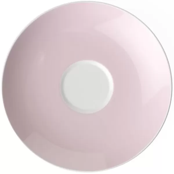Villeroy &amp; Boch - Rose Garden Breakfast Cup Saucer, 18 cm, Premium Porcelain, Pink Saucer