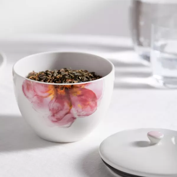 Villeroy &amp; Boch - Rose Garden Breakfast Cup Saucer, 18 cm, Premium Porcelain, Pink Saucer