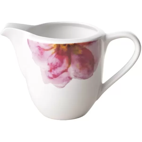 Villeroy &amp; Boch - Rose Garden Milk jug, 280 ml, Premium Porcelain, White/Pink