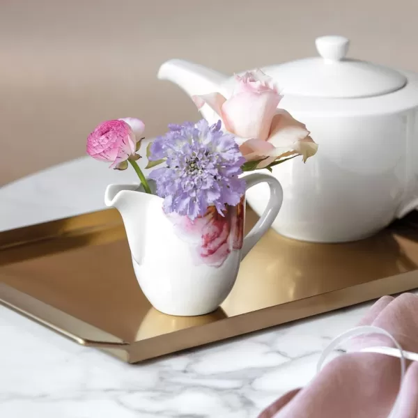 Villeroy &amp; Boch - Rose Garden Milk jug, 280 ml, Premium Porcelain, White/Pink