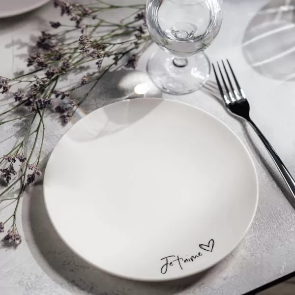 Villeroy &amp; Boch - Statement Breakfast Plate Amazing not perfect 21 x 21 x 2.5 cm, Porcelain Plate White
