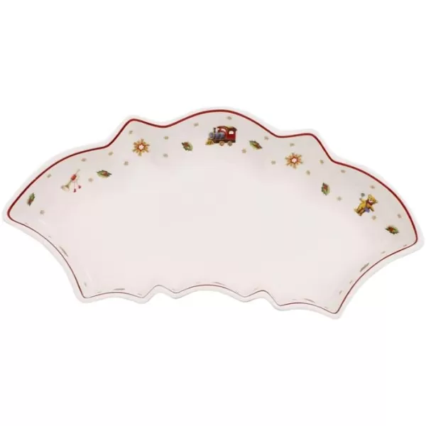 Villeroy &amp; Boch Toy's Delight Footed Individual Bowl, Porcelain, White/Colourful, Small