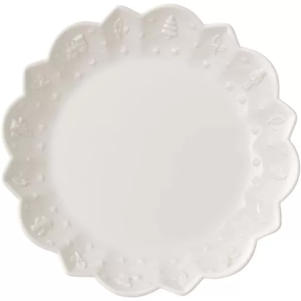 Villeroy &amp; Boch Toy's Delight Footed Individual Bowl, Porcelain, White/Colourful, Small