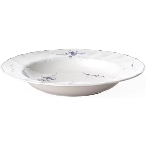 Villeroy &amp; Boch Vieux Luxembourg Salad Plate, 8 in, White/Blue