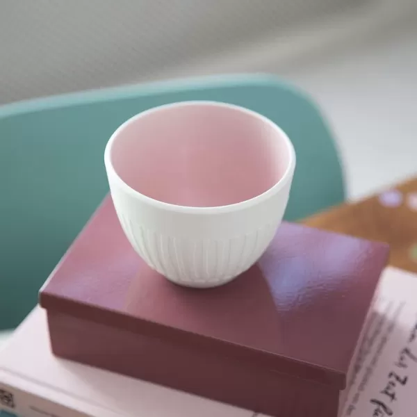 Villeroy &amp; Boch it's my match powder Serving Bowl : Blossom, 10.25 in, Premium Porcelain, White/Pink