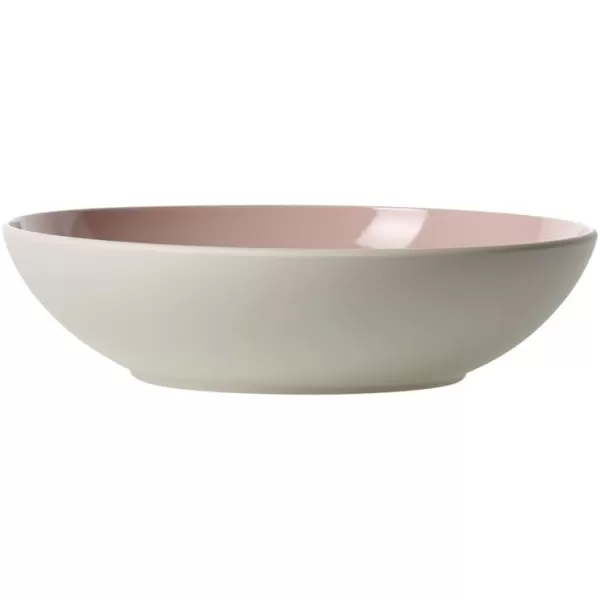 Villeroy &amp; Boch it's my match powder Serving Bowl : Blossom, 10.25 in, Premium Porcelain, White/Pink