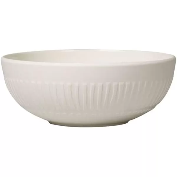 Villeroy &amp; Boch it's my match powder Serving Bowl : Blossom, 10.25 in, Premium Porcelain, White/Pink