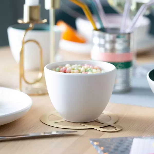 Villeroy &amp; Boch it's my match powder Serving Bowl : Blossom, 10.25 in, Premium Porcelain, White/Pink