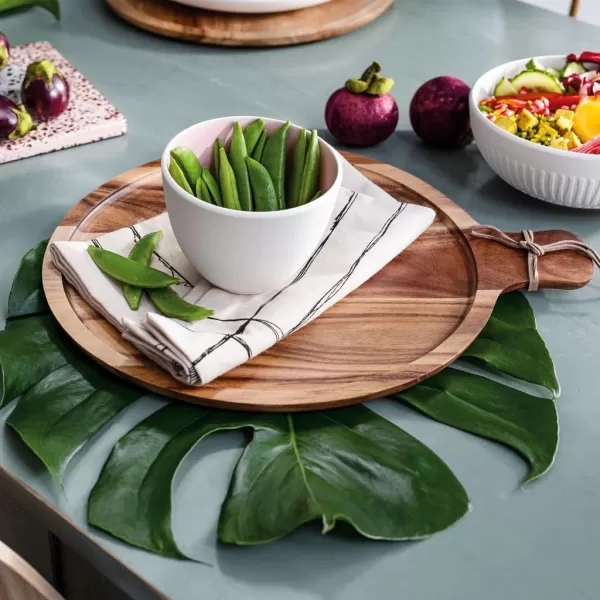 Villeroy &amp; Boch it's my match powder Serving Bowl : Blossom, 10.25 in, Premium Porcelain, White/Pink