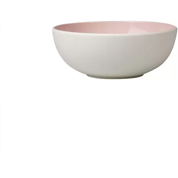 Villeroy &amp; Boch it's my match powder Serving Bowl : Blossom, 10.25 in, Premium Porcelain, White/Pink