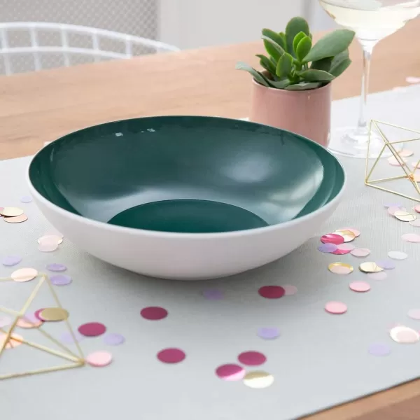 Villeroy &amp; Boch it's my match powder Serving Bowl : Blossom, 10.25 in, Premium Porcelain, White/Pink