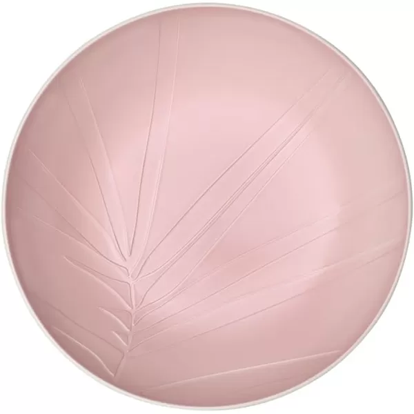 Villeroy &amp; Boch it's my match powder Serving Bowl : Blossom, 10.25 in, Premium Porcelain, White/Pink