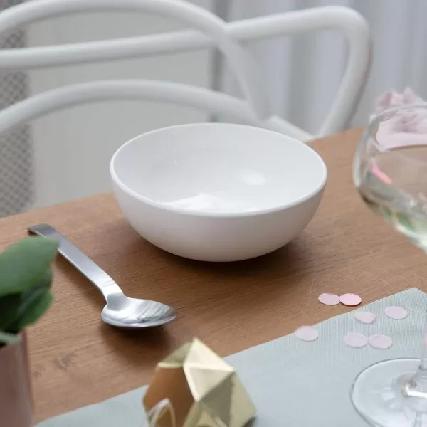 Villeroy &amp; Boch it's my match powder Serving Bowl : Blossom, 10.25 in, Premium Porcelain, White/Pink