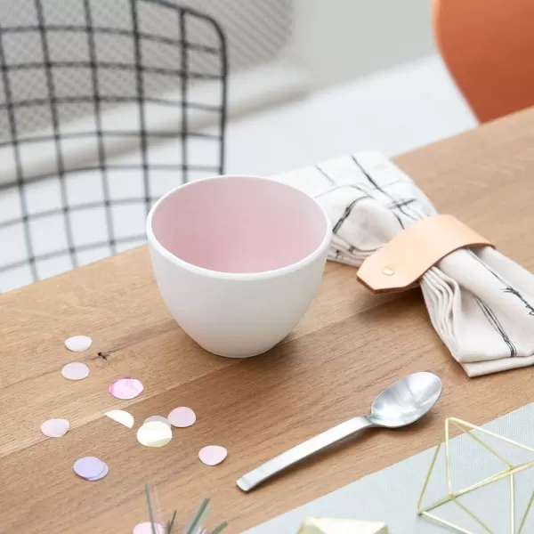 Villeroy &amp; Boch it's my match powder Serving Bowl : Blossom, 10.25 in, Premium Porcelain, White/Pink