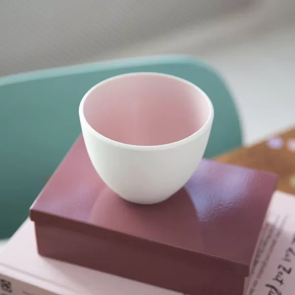 Villeroy &amp; Boch it's my match powder Serving Bowl : Blossom, 10.25 in, Premium Porcelain, White/Pink