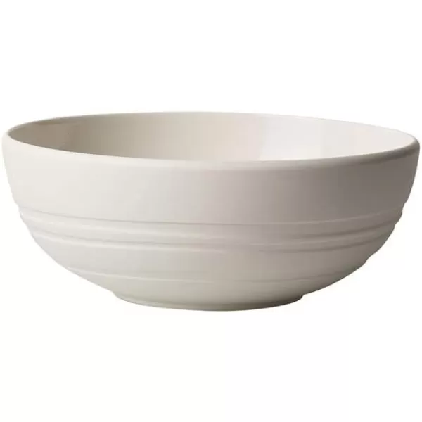 Villeroy &amp; Boch it's my match powder Serving Bowl : Blossom, 10.25 in, Premium Porcelain, White/Pink