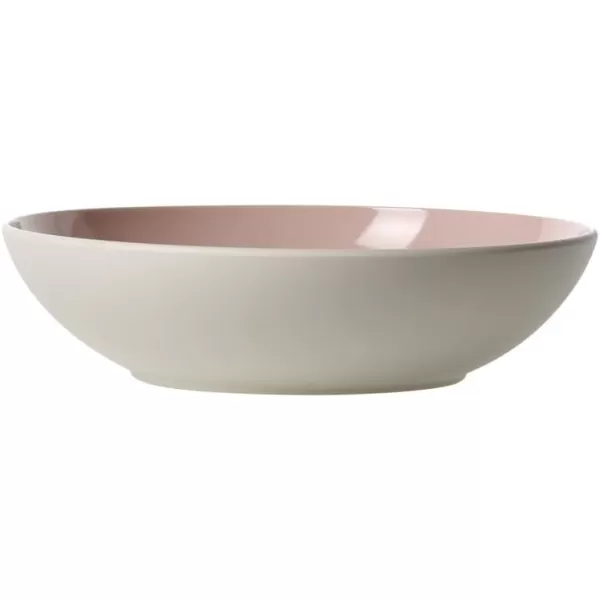 Villeroy &amp; Boch it's my match powder Serving Bowl : Blossom, 10.25 in, Premium Porcelain, White/Pink