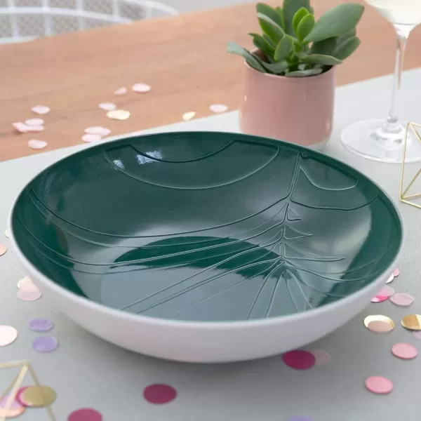 Villeroy &amp; Boch it's my match powder Serving Bowl : Blossom, 10.25 in, Premium Porcelain, White/Pink