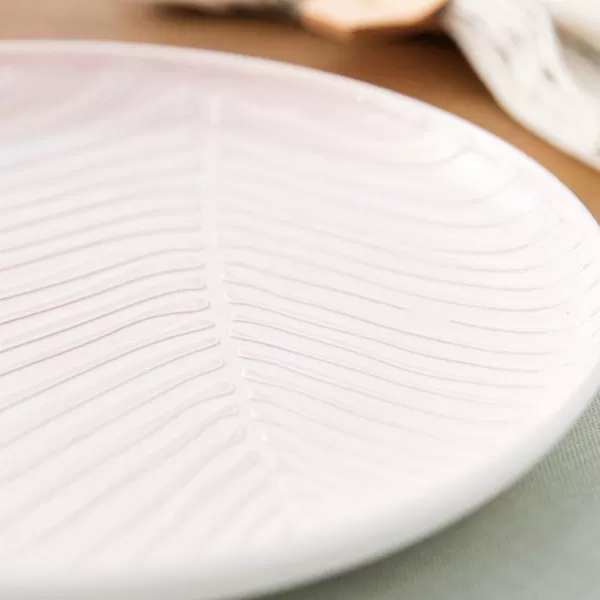 Villeroy &amp; Boch it's my match powder Serving Bowl : Blossom, 10.25 in, Premium Porcelain, White/Pink