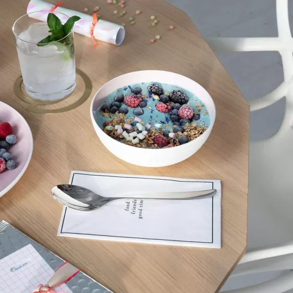 Villeroy &amp; Boch it's my match powder Serving Bowl : Blossom, 10.25 in, Premium Porcelain, White/Pink