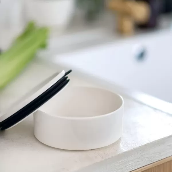 Villeroy &amp; Boch like ToGo &amp; ToStay - lunch box, 13 x 9.5 cm, premium porcelain, round, Mint green