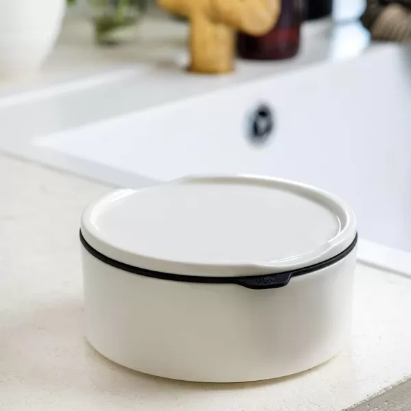 Villeroy &amp; Boch like ToGo &amp; ToStay - lunch box, 13 x 9.5 cm, premium porcelain, round, Mint green
